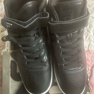 Fila Black High-Top Sneakers